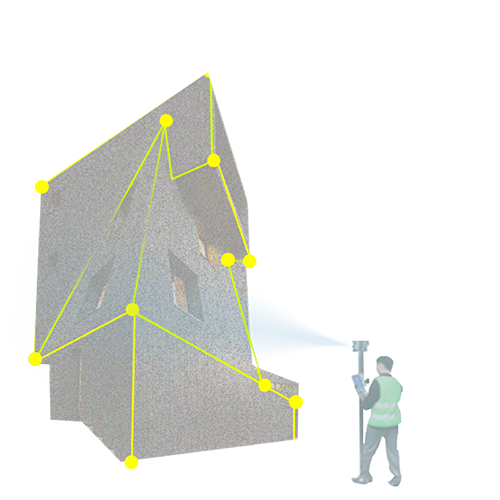 hi-target-visual stakeout RTK